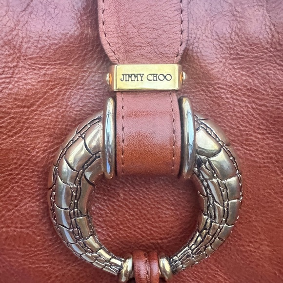 Jimmy Choo Leather Hobo Shoulder Bag Braided Handle 2000s to early 2010s era - Picture 15 of 15